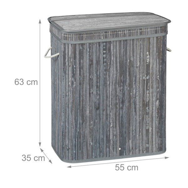 Breakwater Bay Bamboo Laundry Bin & Reviews Wayfair.co.uk